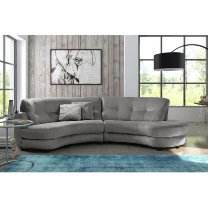 Produit similaire: Canapé en tissu luxe 5/6 places BRENNER gris clair, côté accoudoir gauche