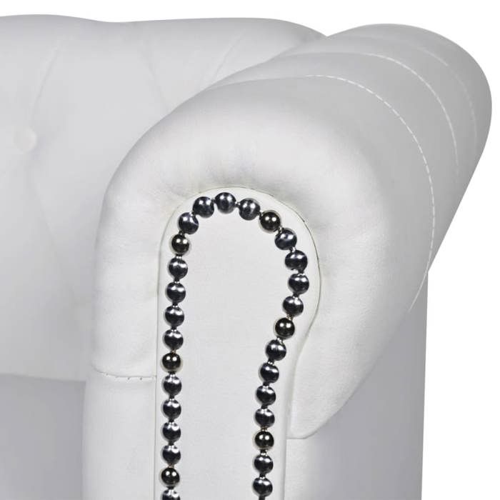 Produit similaire: Sofa droit fixe - Clic Clac Canapé Chesterfield à 3 places - NEUF - cuir synthétique blanc  CA4498955