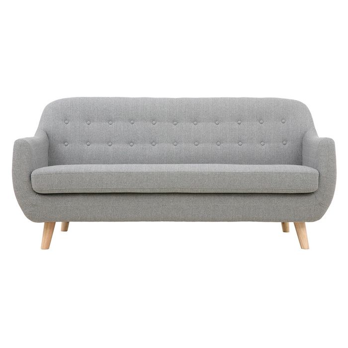 Produit similaire: Canapé scandinave déhoussable 3 places en tissu gris clair et bois clair YNOK