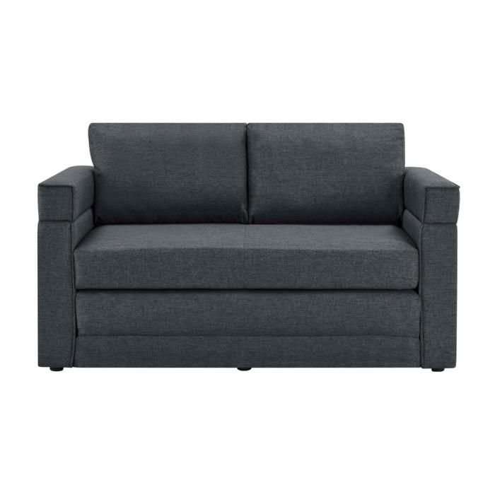 Produit similaire: EDIMBOURG - Canapé convertible 2 places en tissu gris foncé