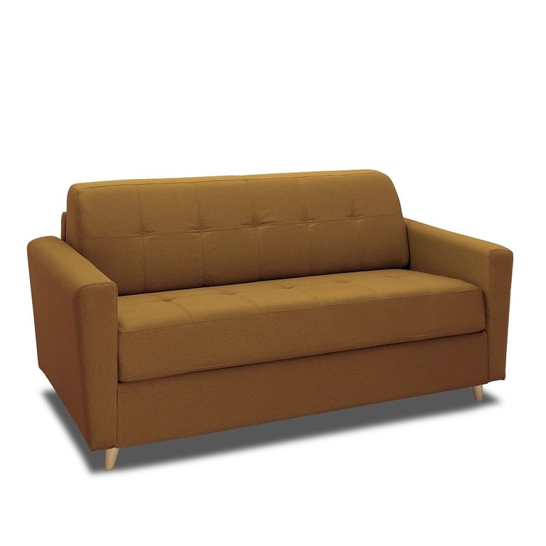 Produit similaire: Canapé MEZZANO convertible EXPRESS matelas 16 cm sommier métal 140 cm tissu Tweed jaune moutarde