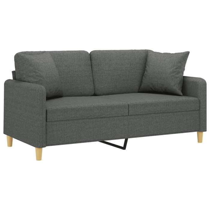 Produit similaire: Sofa droit fixe - Clic Clac Canapé 2 places avec oreillers gris foncé 140 cm tissu CA1524237