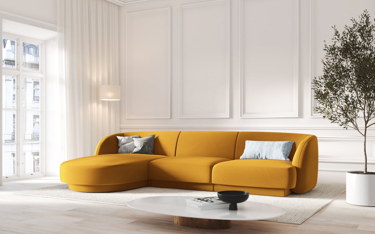 Produit similaire: miley - Canapé velours Jaune