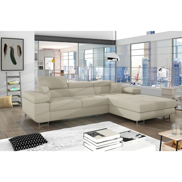 Produit similaire: armel - Canapé relax convertible Beige