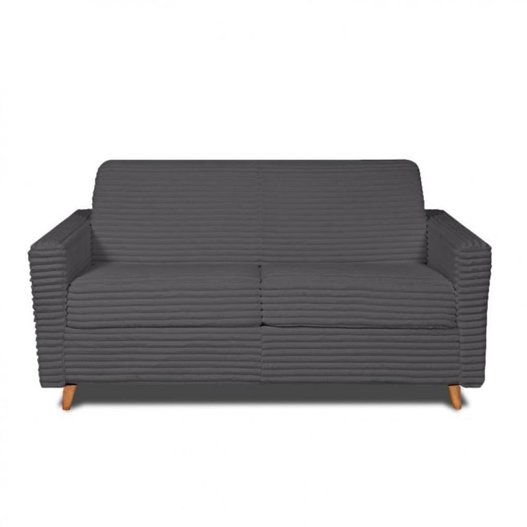 Produit similaire: Canapé convertible PARADISO EXPRESS 140cm sommier métal matelas 14cm velours côtelé zoom graphite