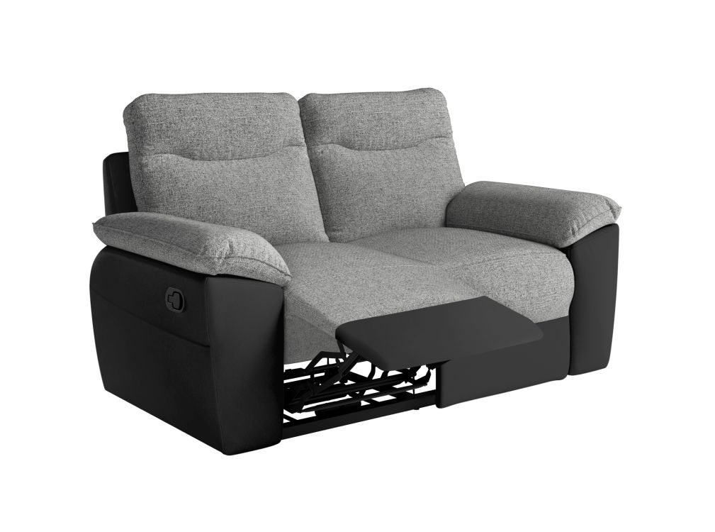 Produit similaire: Canapé de relaxation manuel ROSS 2 places en tissu et simili