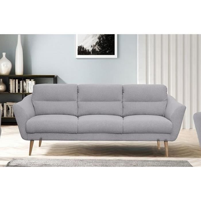Produit similaire: Canapé en tissu luxe 3 places, TRENDY gris clair