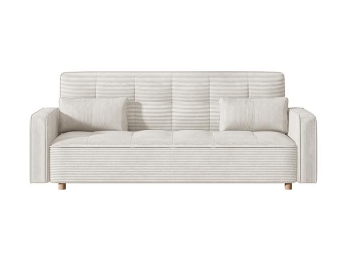 Produit similaire: COPENHAGUE - Canapé convertible 3 places en velours côtelé beige