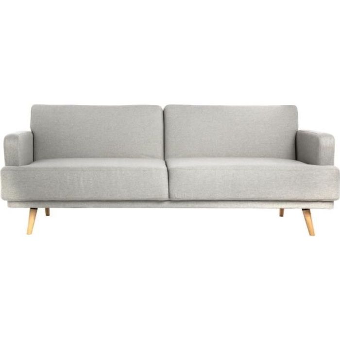 Produit similaire: Canapé Convertible 3 Places - PARIS PRIX - Jack - Tissu - Gris - Design contemporain