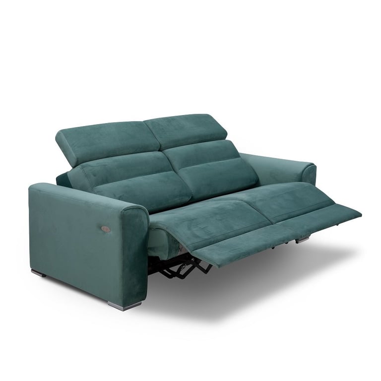Produit similaire: Canapé 3 places relax électrique CONFORT LOFT avec système zéro wall velours bleu menthe