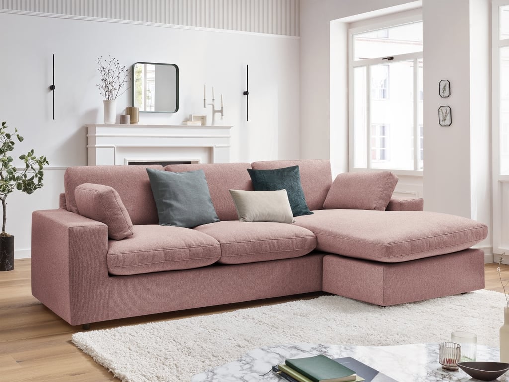 Produit similaire: Canapé d'angle réversible compact BELAIR rose BOBOCHIC 3 places