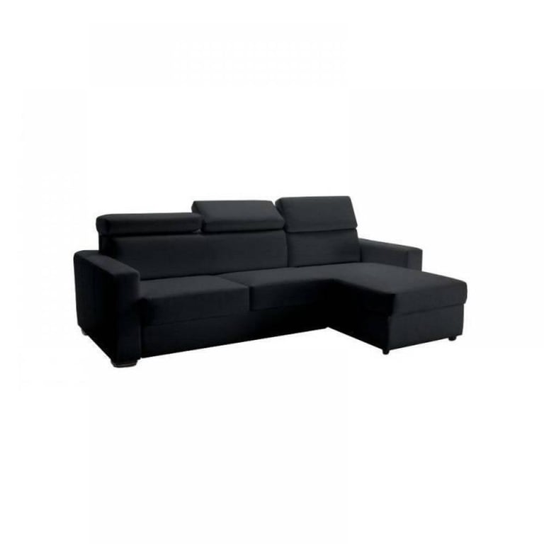 Produit similaire: Canapé d'angle réversible EXPRESS SIDNEY DELUXE 140 cm cuir vachette noir têtières réglables matelas 16 cm