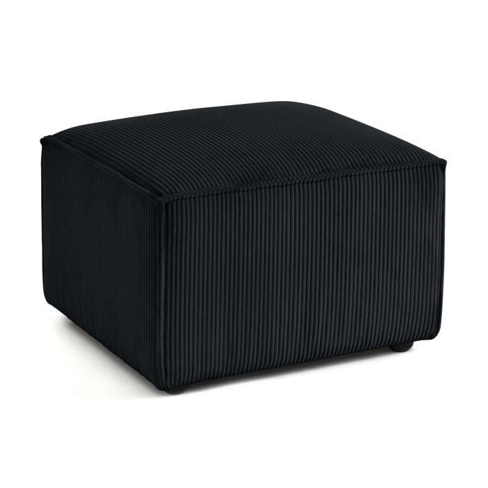Produit similaire: Arty - pouf d'appoint - en velours côtelé - Noir