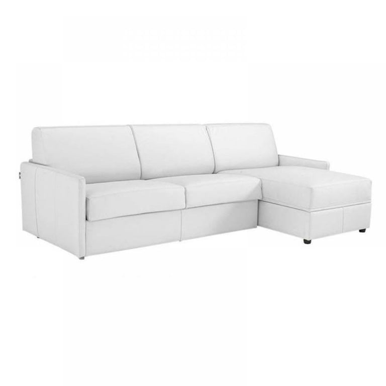 Produit similaire: Canapé d'angle SUN convertible EXPRESS 140cm cuir vachette blanc cassé matelas épaisseur 16cm