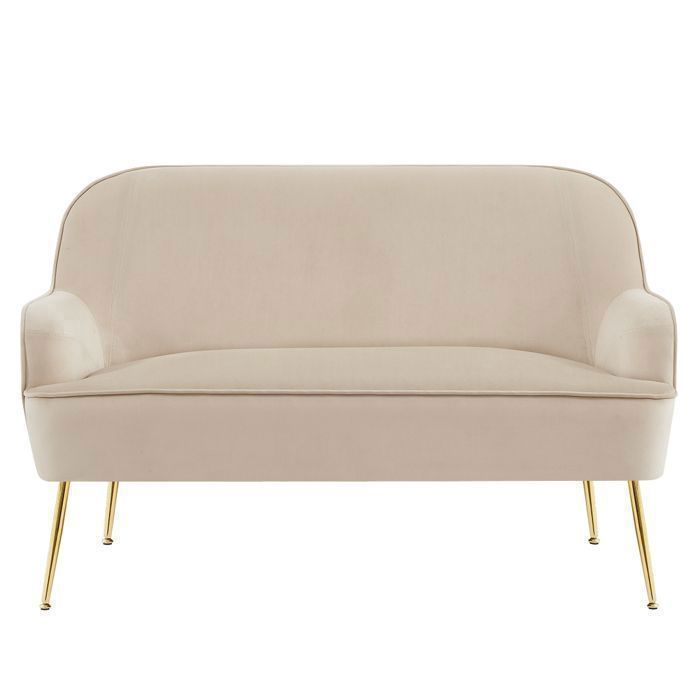 Produit similaire: Canapé droit fixe MARCELINO en velours beige 2 places - BAÏTA