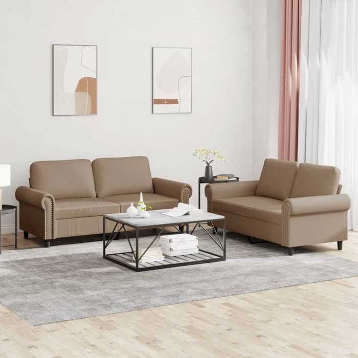 Produit similaire: Ensemble de Canapés avec Coussins 2 pcs, Canapés avec Accoudoirs, Ensemble de Meubles, Mobilier de Salon, Moderne, 3202154