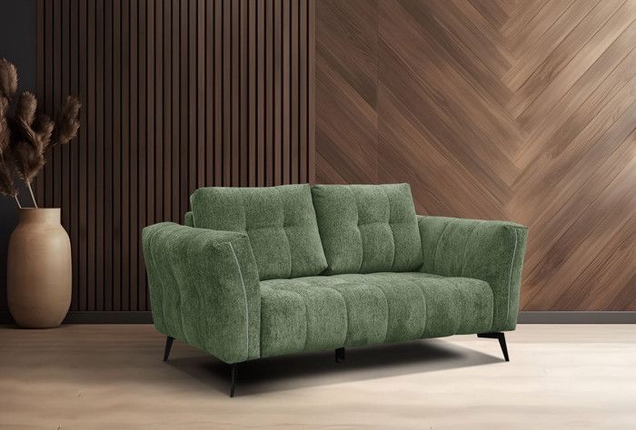 Produit similaire: Canapé droit 2 places tissu vert foncé - Kalmer - Contemporain - Design - Ferme