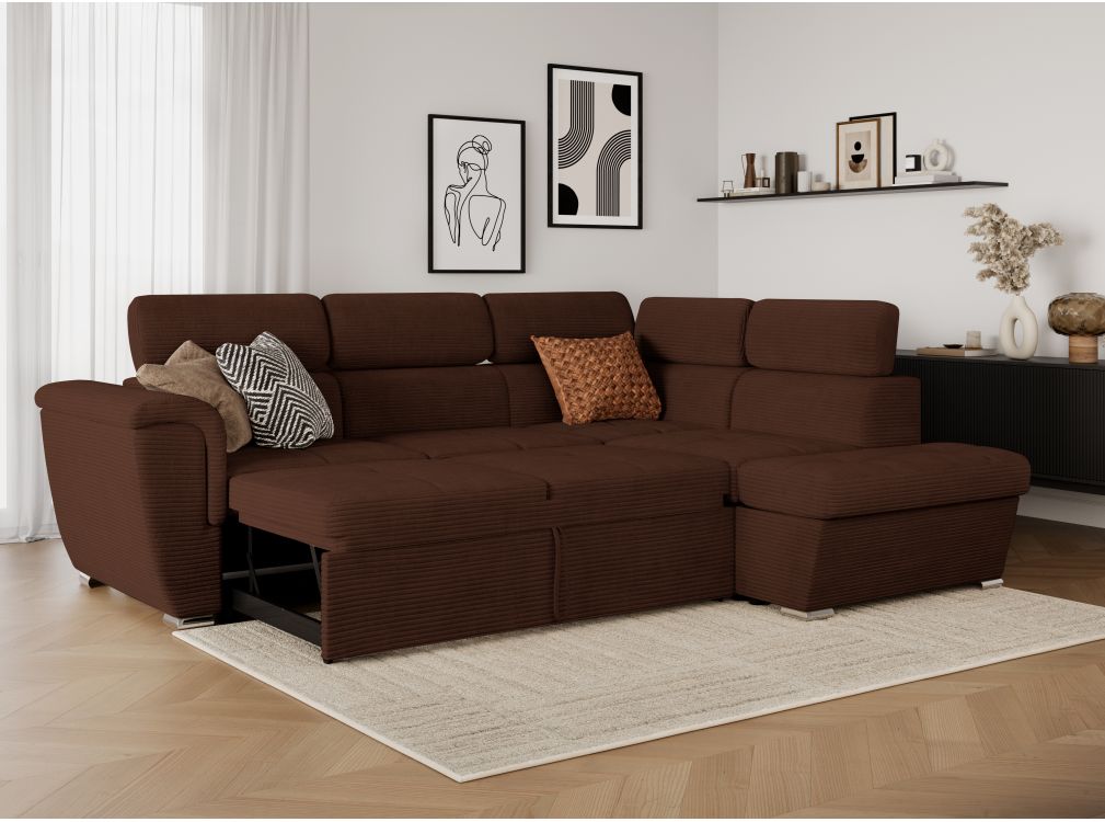 Produit similaire: paola - Canapé relax convertible Marron