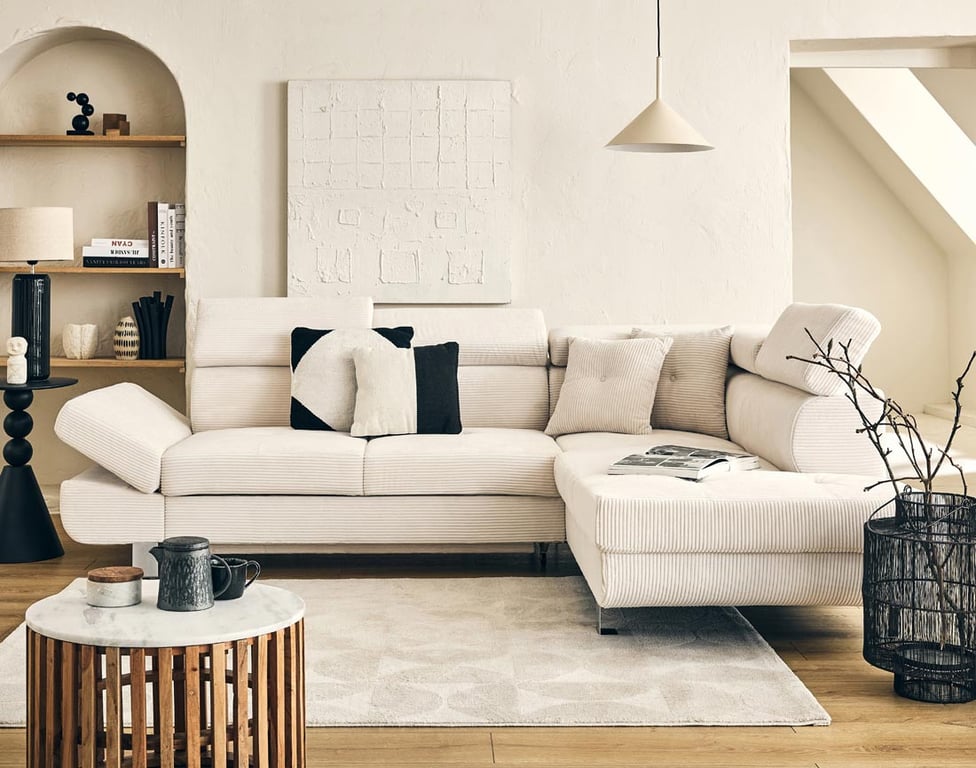 Produit similaire: lisbona - Canapé relax convertible Beige