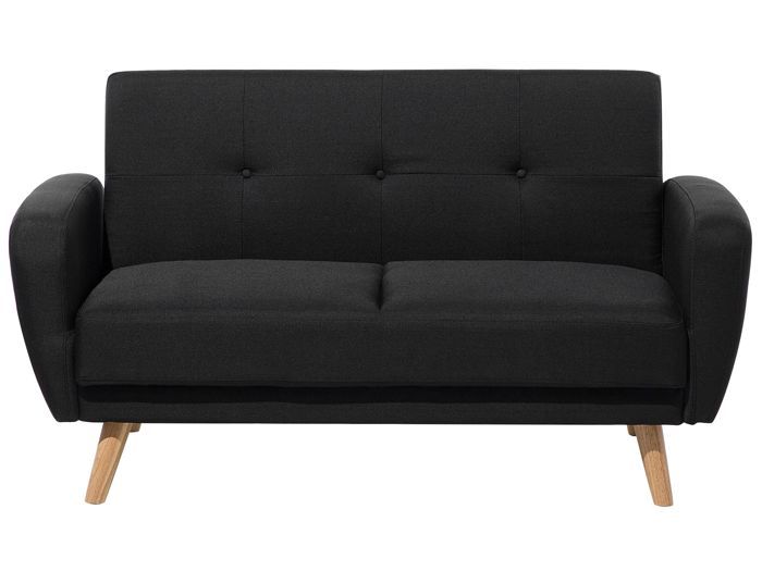 Produit similaire: Canapé convertible 2 places en tissu noir FLORLI