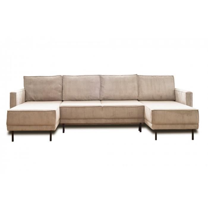 Produit similaire: Charlie - canapé panoramique en U - 7 places - convertible avec coffre - en velours côtelé