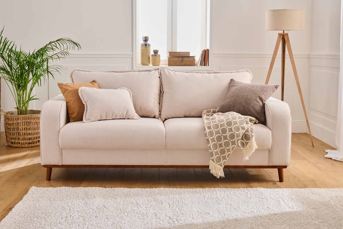 Produit similaire: albane - Canapé convertible Beige