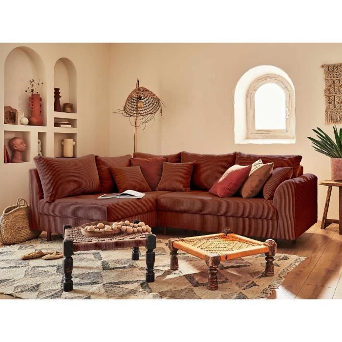 Produit similaire: Rune - canapé d'angle gauche - 4 places - en velours côtelé