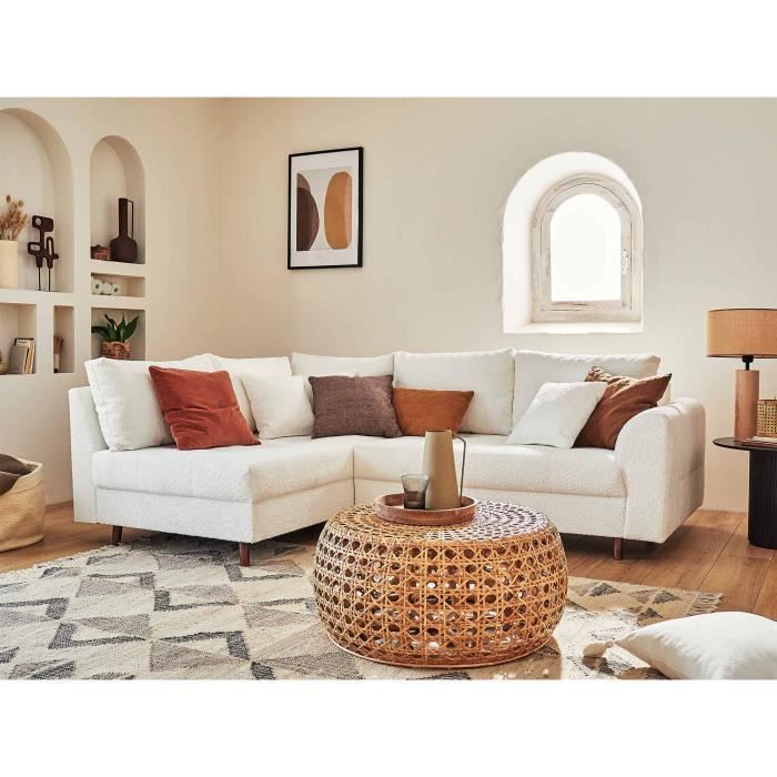 Produit similaire: Rune - canapé d'angle gauche - 4 places - en tissu bouclette