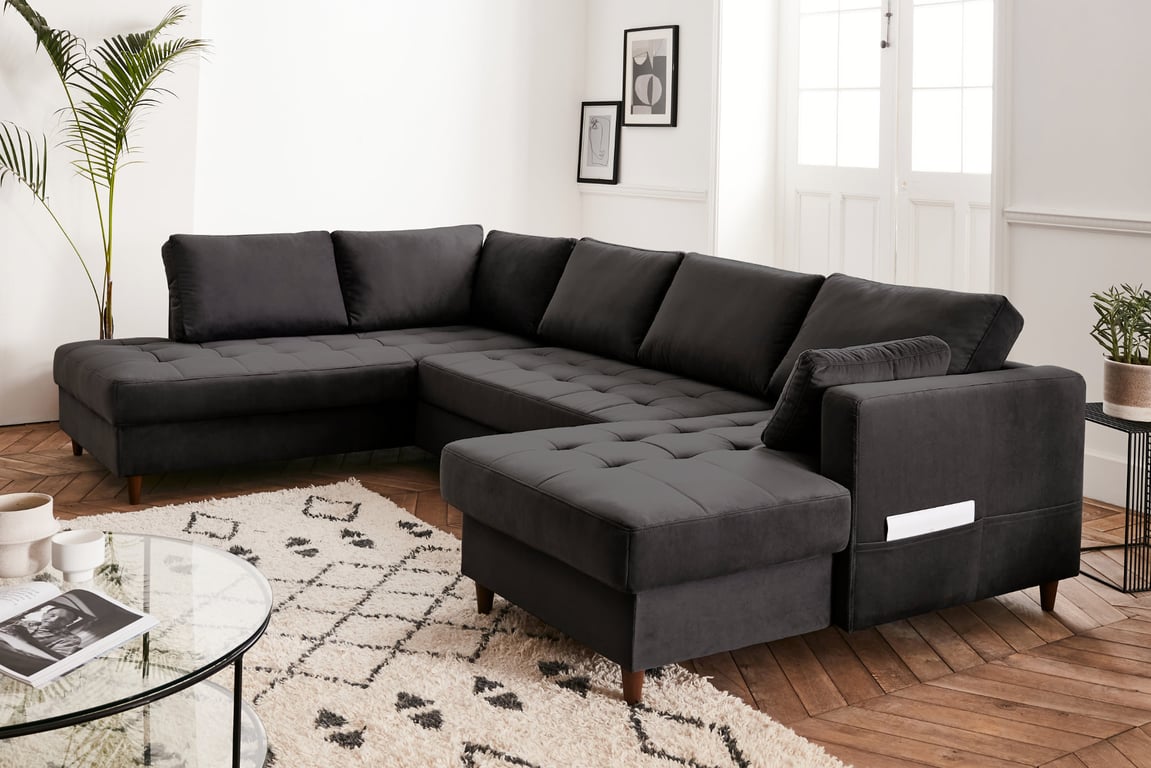 Produit similaire: anna - Canapé velours Gris