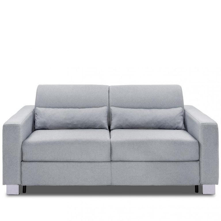 Produit similaire: Canapé 3 places DOMUS V2 convertible EXPRESS sommier lattes 140cm matelas 17 cm Tweed gris clair