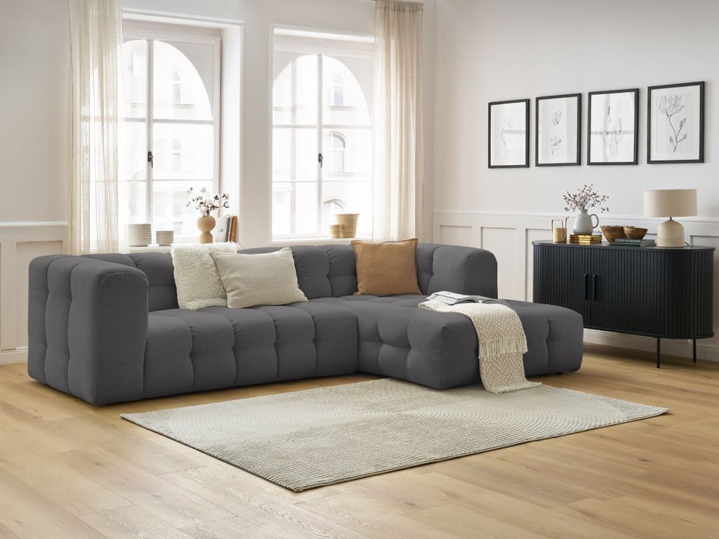 Produit similaire: Canapé d'angle fixe CLOUD gris foncé angle droit BOBOCHIC 3 places