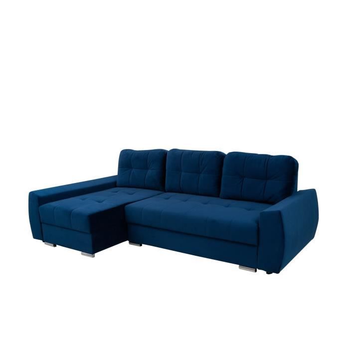 Produit similaire: Canapé d'angle pour le salon, espace de rangement pour le linge, fonction sommeil, Ottomane gauche - Laura (Riviera 81)