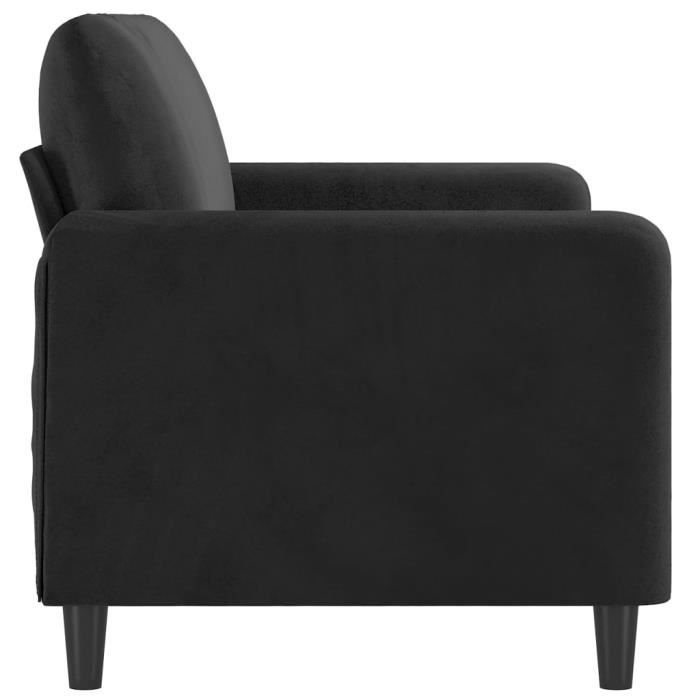 Produit similaire: Canapé à 2 places Noir 140 cm Velours Qqmora xY3823