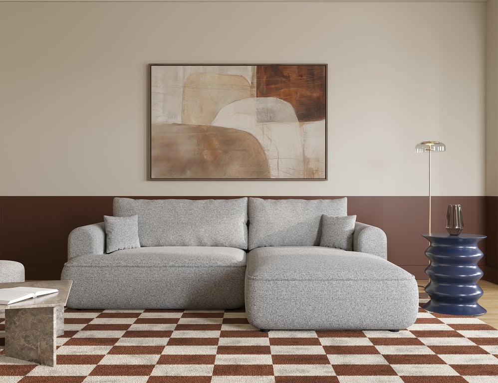 Produit similaire: ovo - Canapé tissu chiné Gris