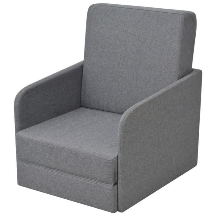 Produit similaire: Fauteuil convertible Gris clair Tissu Mothinessto LY5442