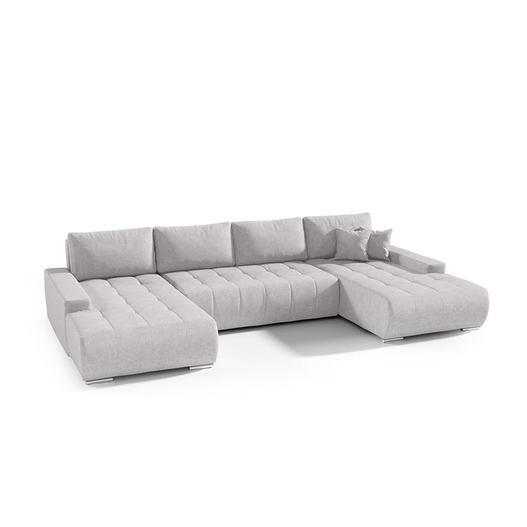 Produit similaire: Canapé en u 5 places gris clair