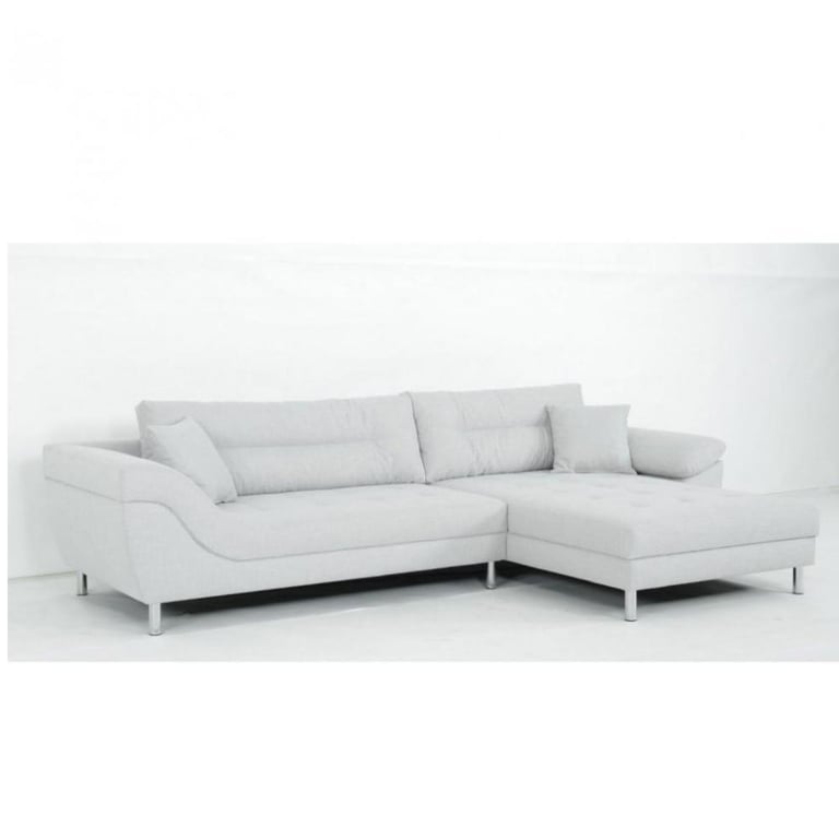 Produit similaire: Canapé d'angle Fixe droite TIPIX tissu Bergamo gris clair