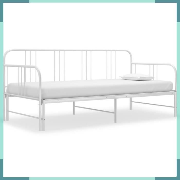 Produit similaire: Cadre de canapé-lit extensible sans matelas blanc 90x200 cm-FHE324753