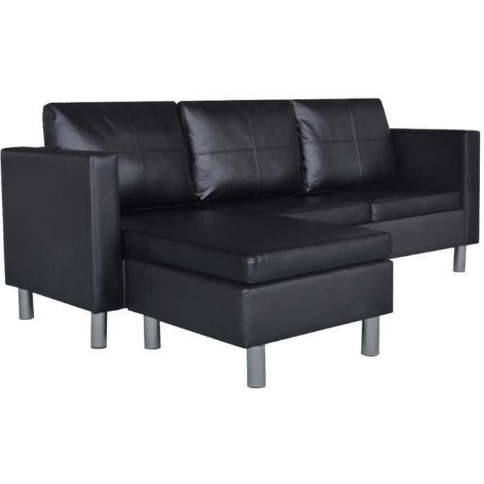 Produit similaire: Canapé sectionnel à 3 places Cuir synthétique Noir 241979