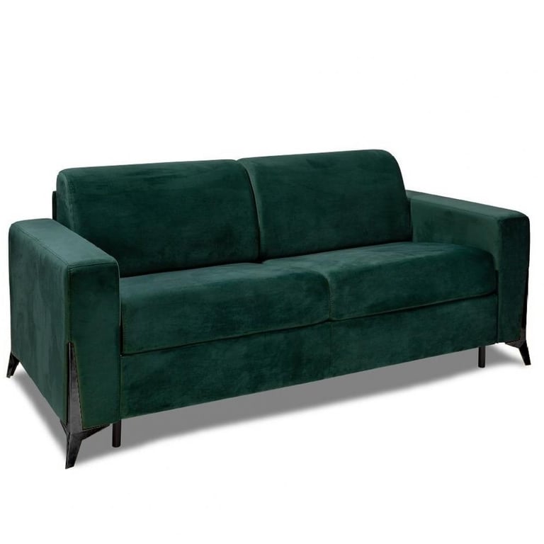 Produit similaire: Canapé express PASSY convertible 140 cm sommier lattes matelas 16cm pieds métal noir