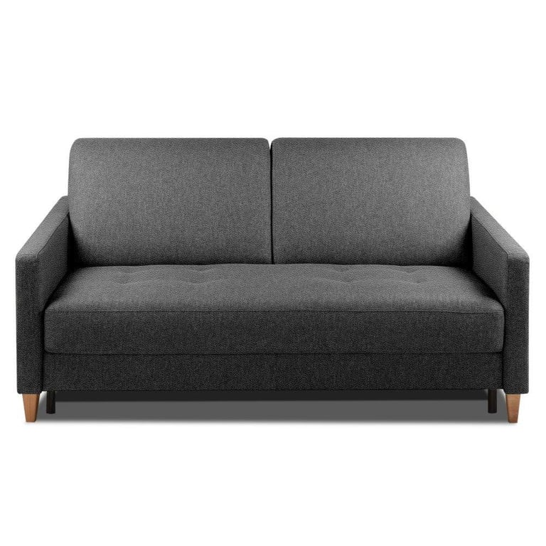 Produit similaire: Canapé convertible OGGETTO matelas 16 cm sommier lattes 120cm RENATONISI polyuréthane gris graphite