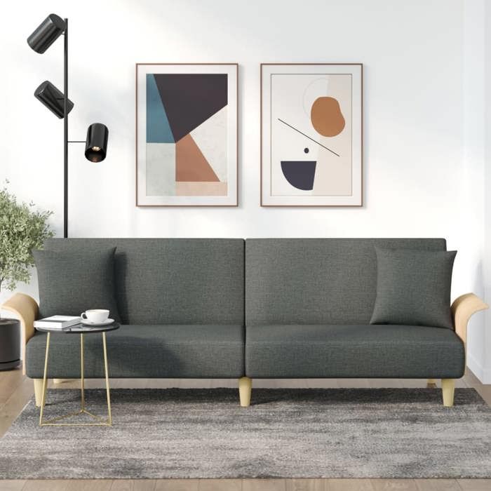 Produit similaire: Canapé-lit avec accoudoirs gris foncé tissu 351844