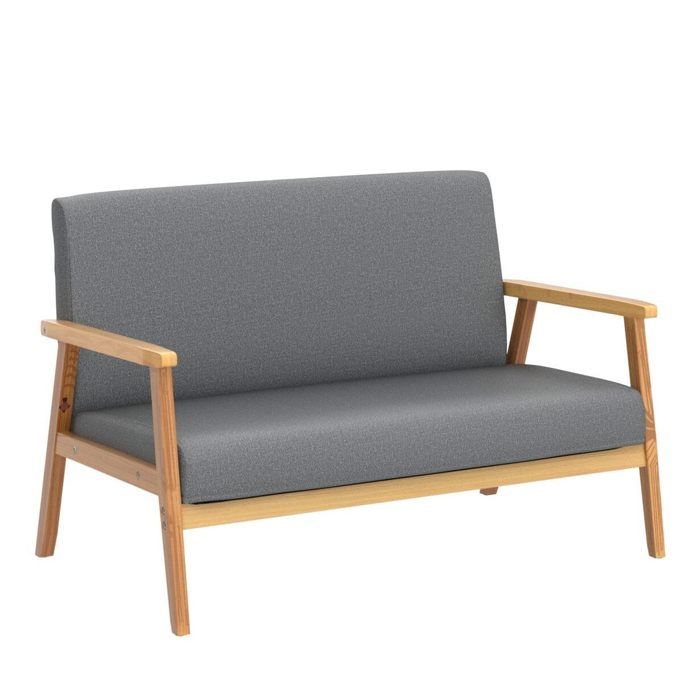 Produit similaire: Canapé en bois et Lin Gris Foncé - Design Moderne Scandinave - Meuble pour salon Chambre Bureau