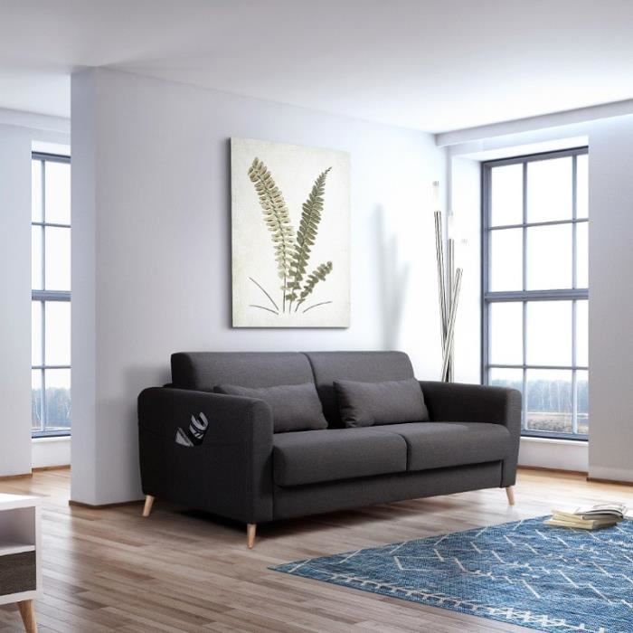 Produit similaire: Canapé convertible 2 places - FORINVEST - Gris - Seda Meral - Couchage confortable