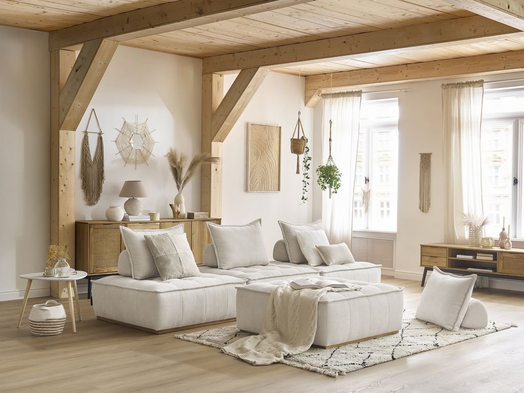 Produit similaire: Elisa canapé droit modulable 1 place tissu texturé blanc