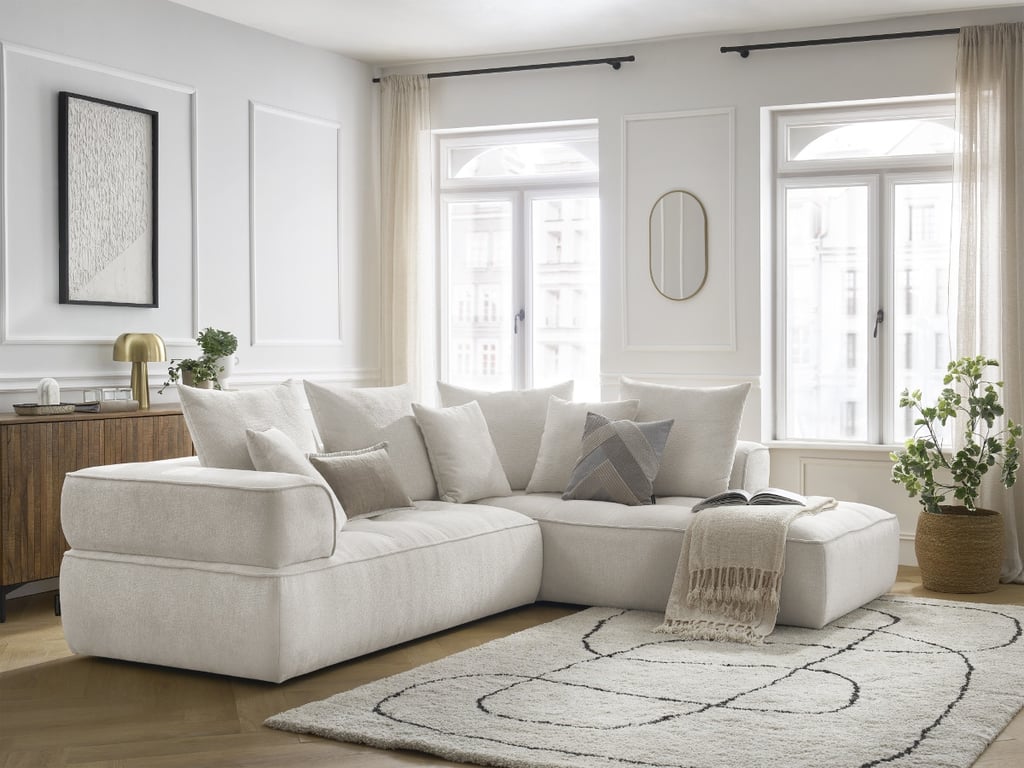 Produit similaire: Canapé d'angle L fixe WHESLEY beige angle droit BOBOCHIC 4 places