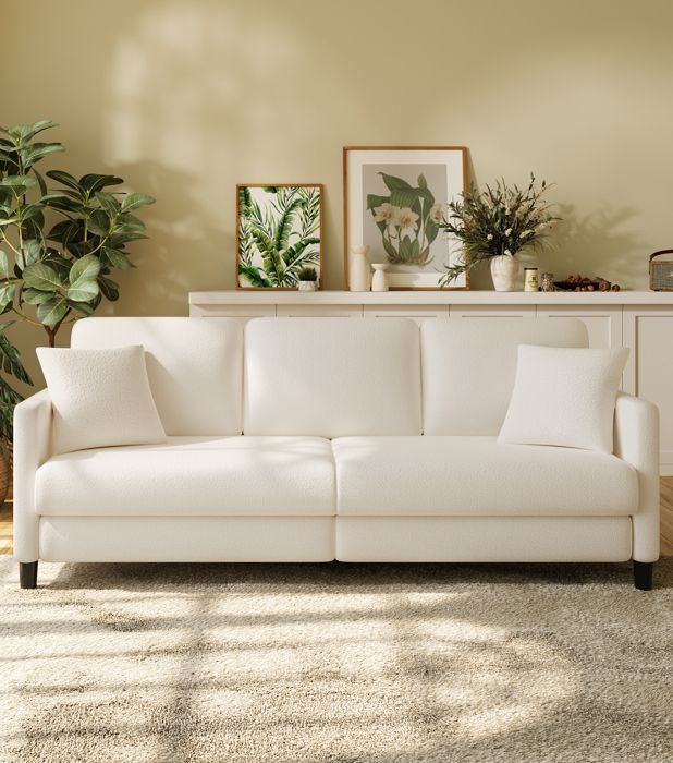 Produit similaire: Canapé Teddy 3 places velours beige