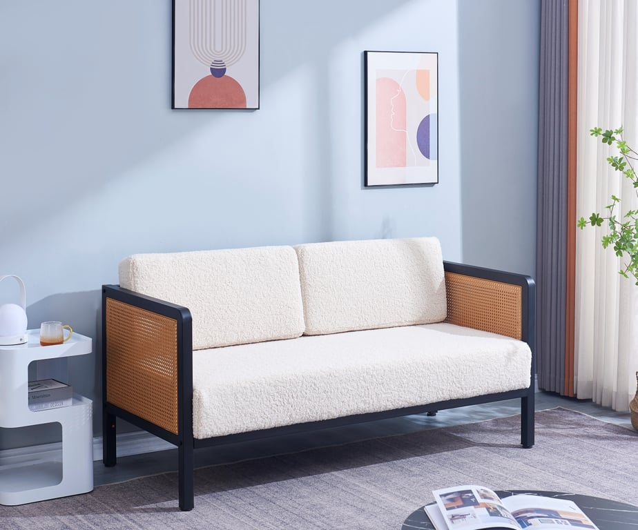 Produit similaire: Orebro - Canapé bouclette Blanc