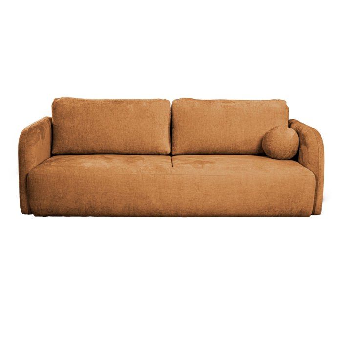 Produit similaire: DRIXY - Canapé 3 places convertible avec coffre en tissu orange