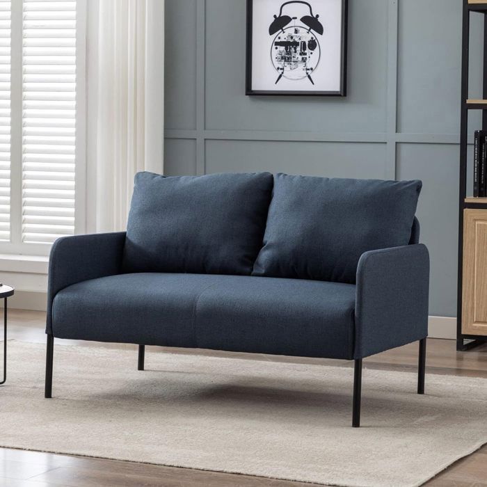 Produit similaire: Wahson Canapé Fixe 2 Places Canapé avec Coussins Lombaires en Lin Moderne, Sofa avec Rembourrage épais pour Salle et Chambre, Bleu